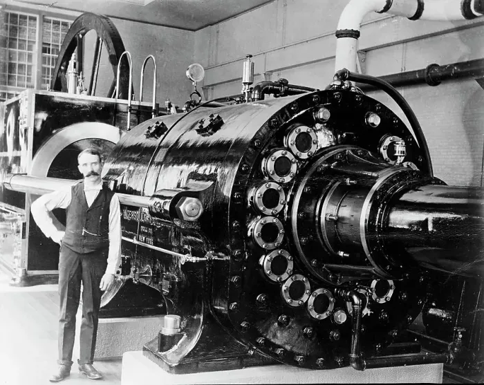 Framed Print : Part of air compressor at Ellison Hoist, Lead Homestake Mine, between 1900 and 1910. Creator: Unknown Framed Print : Part of air compressor at Ellison Hoist, Lead Homestake Mine, between 1900 and 1910. Creator: Unknown