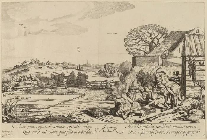 Framed Print : Air. Creator: Jan van de Velde II Framed Print : Air. Creator: Jan van de Velde II
