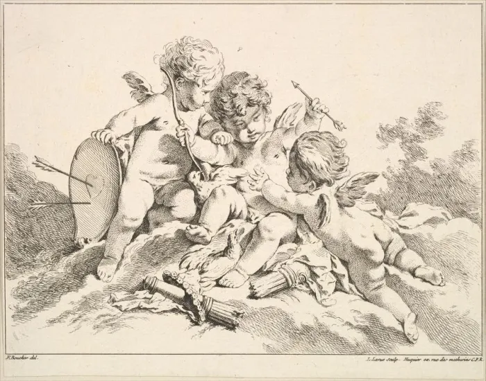 Framed Print : Air. Creator: Louis Felix de la Rue Framed Print : Air. Creator: Louis Felix de la Rue