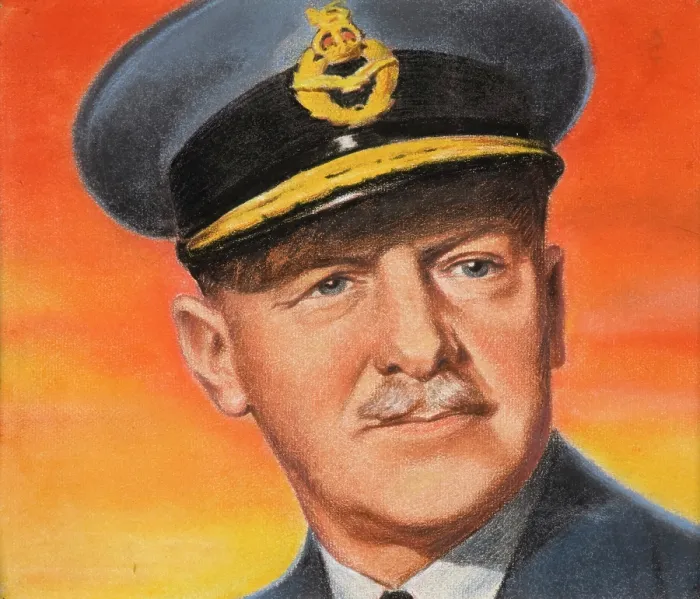 Framed Print : Air Marshal Sir Arthur Harris, c1943. Creators: William Timym, Central Office of Information Framed Print : Air Marshal Sir Arthur Harris, c1943. Creators: William Timym, Central Office of Information