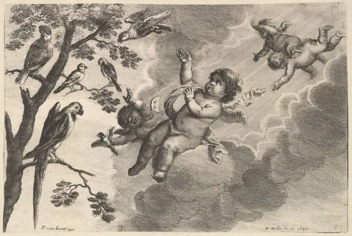 Framed Print : Air (The Four Elements), ca. 1647. Creator: Wenceslaus Hollar Framed Print : Air (The Four Elements), ca. 1647. Creator: Wenceslaus Hollar