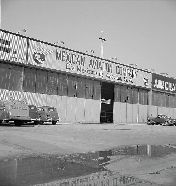 Airport, Glendale, California, 1937. Creator: Dorothea Lange