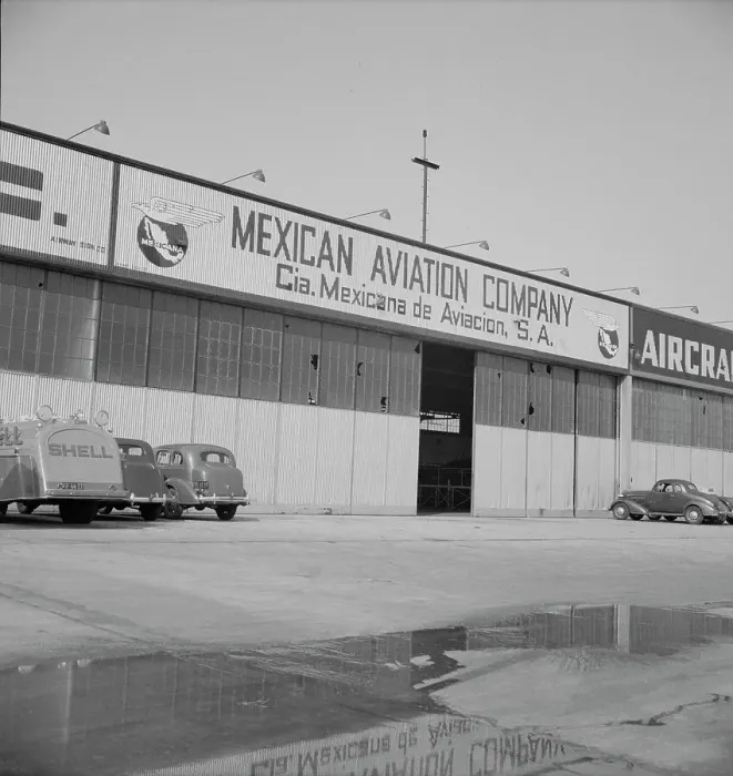 Framed Print : Airport, Glendale, California, 1937. Creator: Dorothea Lange Framed Print : Airport, Glendale, California, 1937. Creator: Dorothea Lange