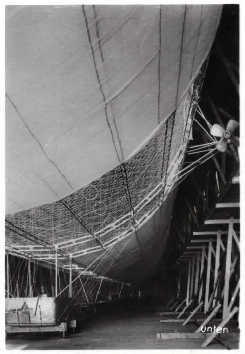 Framed Print : Airship LZ1 Graf Zeppelin under construction, 1899 (1933) Framed Print : Airship LZ1 Graf Zeppelin under construction, 1899 (1933)