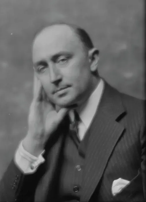 Framed Print : Aitken, Harry E. Mr. portrait photograph, ca. 1914. Creator: Arnold Genthe Framed Print : Aitken, Harry E. Mr. portrait photograph, ca. 1914. Creator: Arnold Genthe