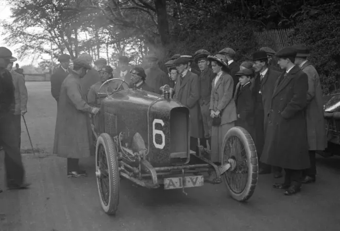 Framed Print : AJ Hancocks 3308 cc Vauxhall at the RAC Isle of Man TT race, 10 June 1914. Artist: Bill Brunell Framed Print : AJ Hancocks 3308 cc Vauxhall at the RAC Isle of Man TT race, 10 June 1914. Artist: Bill Brunell