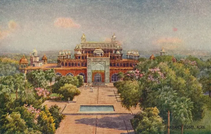 Framed Print : Akbars Tomb, Agra. Creator: Unknown Framed Print : Akbars Tomb, Agra. Creator: Unknown