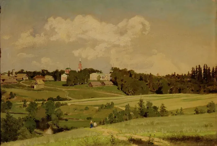 Framed Print : The Akhtyrka estate, 1880. Artist: Vasnetsov, Appolinari Mikhaylovich (1856-1933) Framed Print : The Akhtyrka estate, 1880. Artist: Vasnetsov, Appolinari Mikhaylovich (1856-1933)