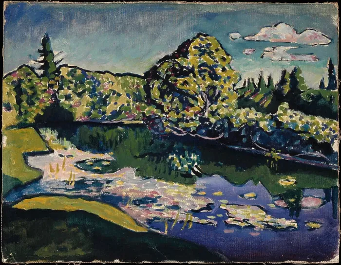 Framed Print : Akhtyrka. Park Pond, 1917. Creator: Kandinsky; Wassily Vasilyevich (1866-1944) Framed Print : Akhtyrka. Park Pond, 1917. Creator: Kandinsky; Wassily Vasilyevich (1866-1944)