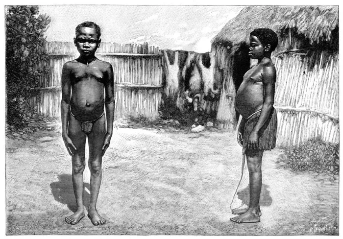 Framed Print : Akka Man and Woman, c1880 Framed Print : Akka Man and Woman, c1880