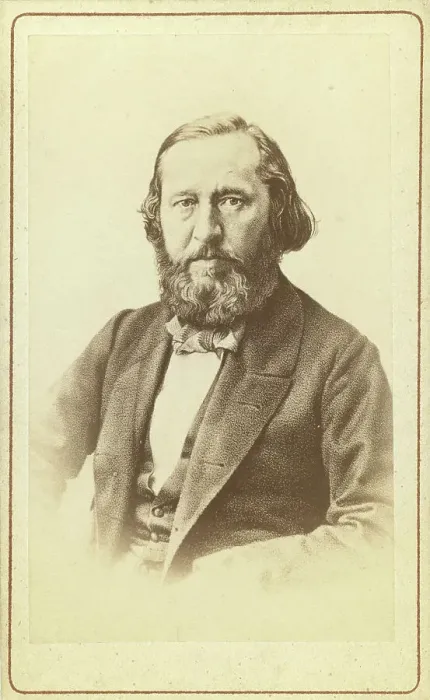Framed Print : A Aksakov, half-length portrait, facing front, between 1880 and 1886. Creator: Unknown Framed Print : A Aksakov, half-length portrait, facing front, between 1880 and 1886. Creator: Unknown