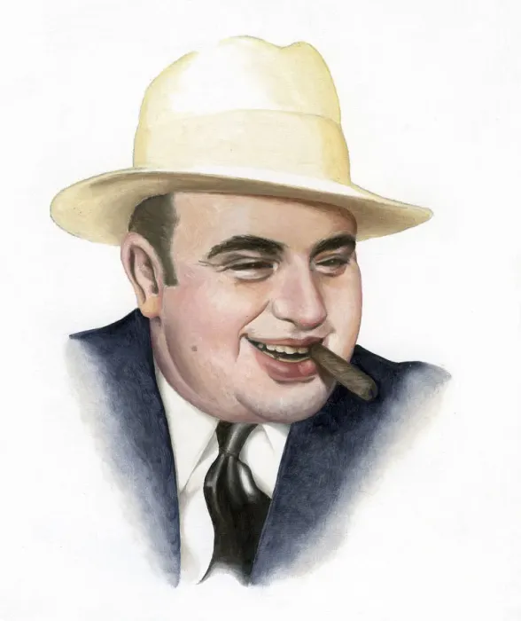 Framed Print : Al Capone, 2007. Artist: Karen Humpage Framed Print : Al Capone, 2007. Artist: Karen Humpage