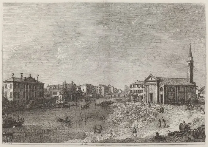 Framed Print : Al Dolo, c. 1735 / 1746. Creator: Canaletto Framed Print : Al Dolo, c. 1735 / 1746. Creator: Canaletto