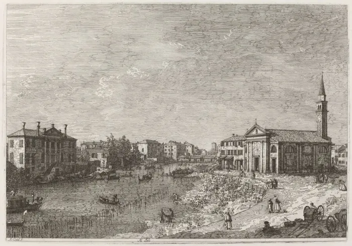 Framed Print : Al Dolo, c. 1735 / 1746. Creator: Canaletto Framed Print : Al Dolo, c. 1735 / 1746. Creator: Canaletto