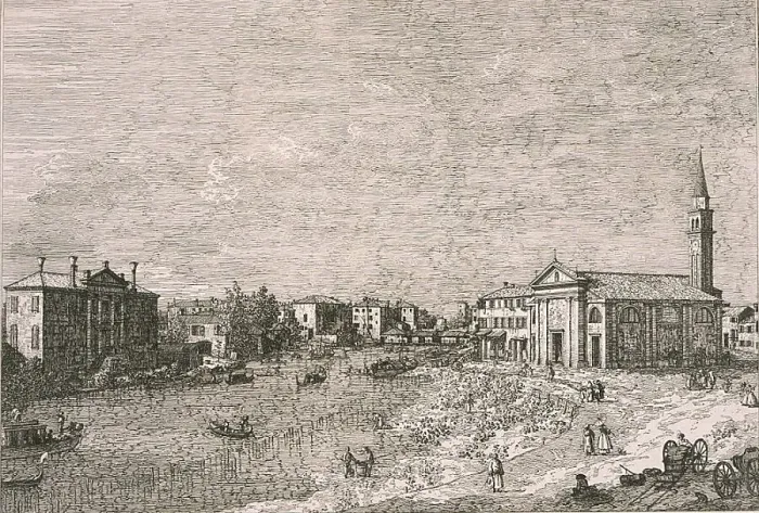 Framed Print : Al Dolo, between c1741 and c1743. Creator: Bernardo Bellotto Framed Print : Al Dolo, between c1741 and c1743. Creator: Bernardo Bellotto