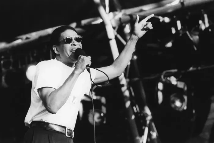 Framed Print : Al Jarreau, Jazz on a Summers Day, Alexandra Palace, London, 1993. Creator: Brian Foskett Framed Print : Al Jarreau, Jazz on a Summers Day, Alexandra Palace, London, 1993. Creator: Brian Foskett