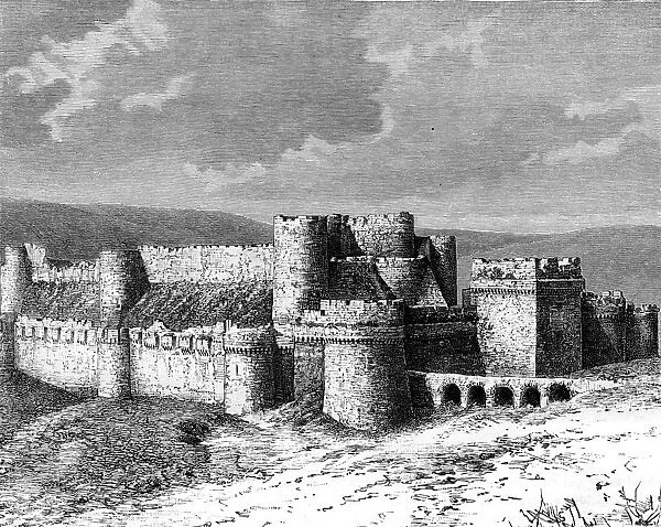 Al Karak castle, 19th century