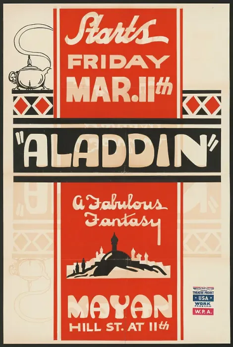 Framed Print : Aladdin, Los Angeles, [193-]. Creator: Unknown