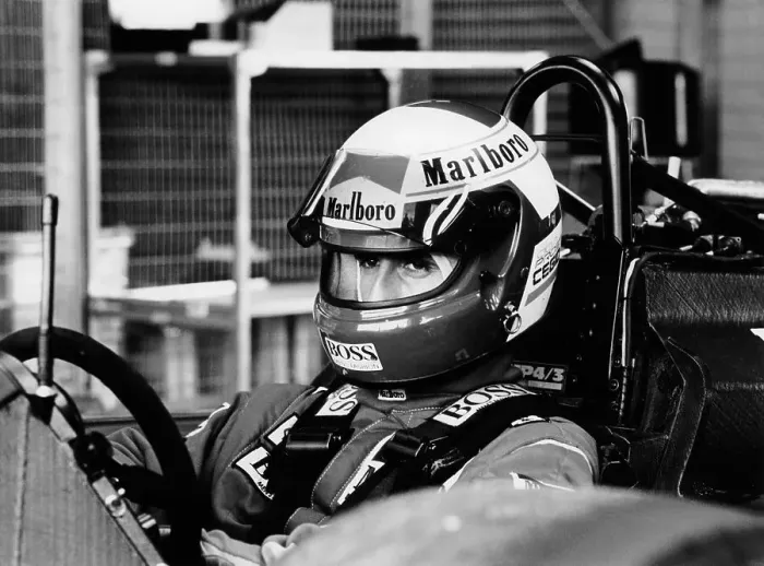 Framed Print : Alain Prost, 1987 Framed Print : Alain Prost, 1987