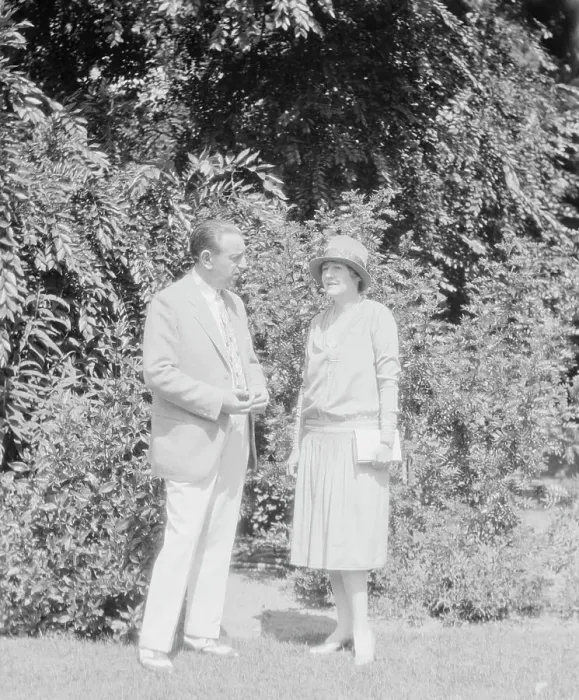 Framed Print : Alanson, Bertram, Mr. and Mrs. standing outdoors, between 1927 and 1937. Creator: Arnold Genthe Framed Print : Alanson, Bertram, Mr. and Mrs. standing outdoors, between 1927 and 1937. Creator: Arnold Genthe