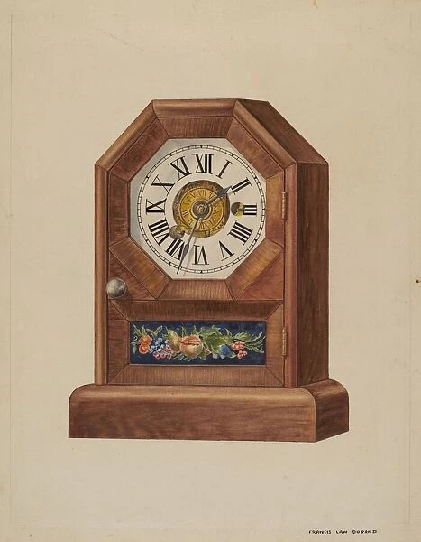 Alarm Clock (Timepiece), c. 1937. Creator: Francis Law Durand
