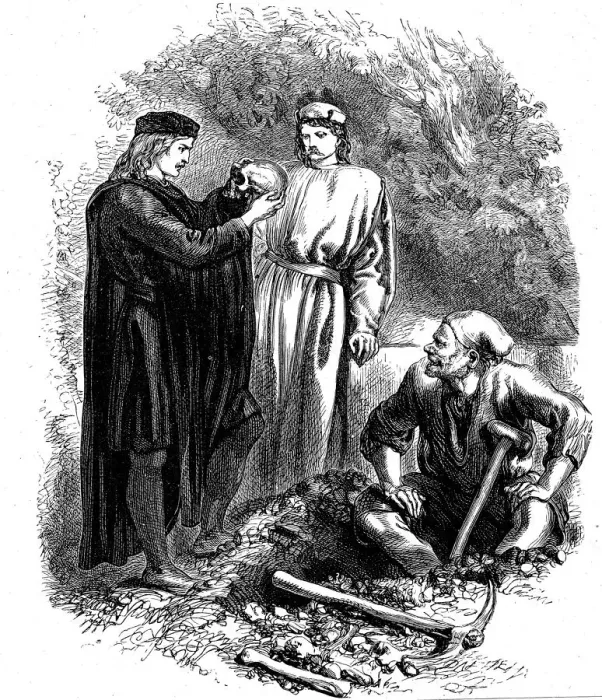 Framed Print : Alas, poor Yorick! I knew him, Horatio, c1850 Framed Print : Alas, poor Yorick! I knew him, Horatio, c1850