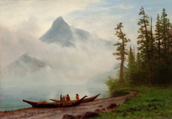 Framed Print : Alaska, about 1889. Creator: Albert Bierstadt Framed Print : Alaska, about 1889. Creator: Albert Bierstadt