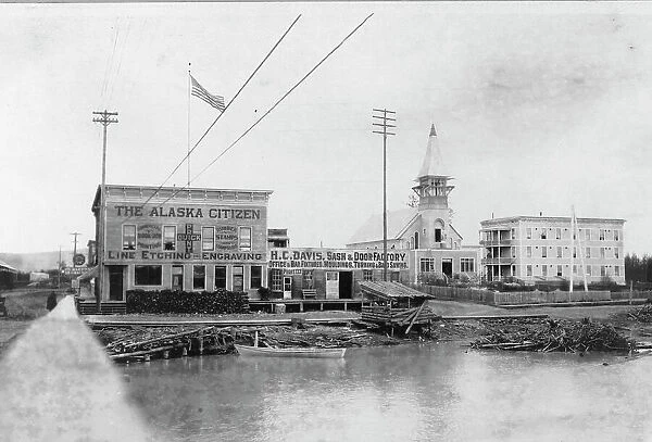 The Alaska Citizen building, between c1900 and 1916. Creator: Unknown