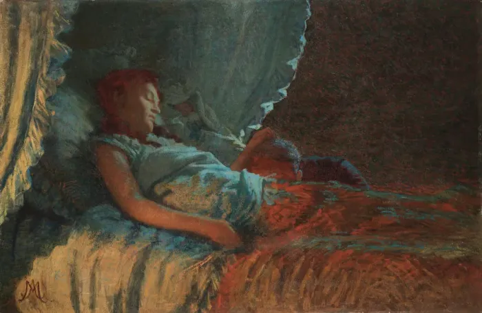 Framed Print : Alba Serena (Maternity), 1889-1890. Creator: Morbelli, Angelo (1853-1919) Framed Print : Alba Serena (Maternity), 1889-1890. Creator: Morbelli, Angelo (1853-1919)