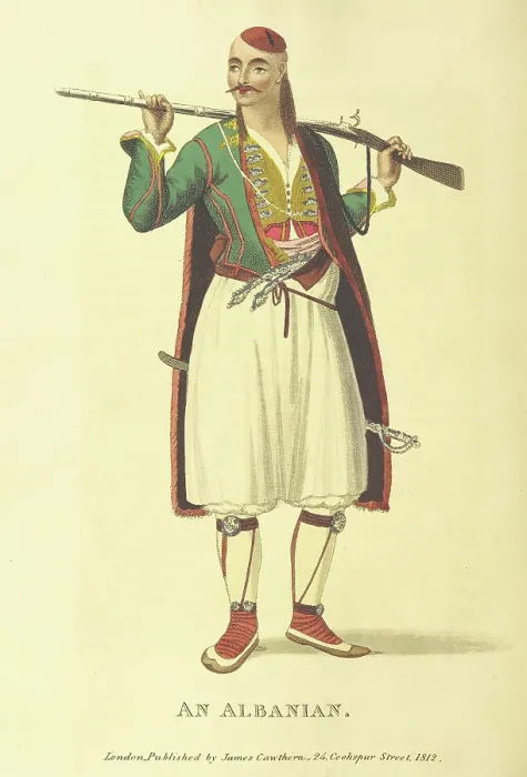 Framed Print : An Albanian, 1813. Creator: Unknown Framed Print : An Albanian, 1813. Creator: Unknown