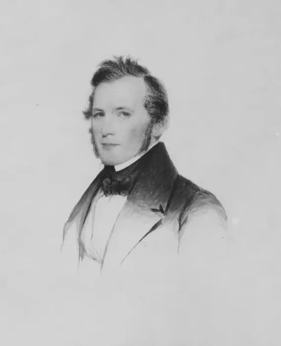 Framed Print : Albert Bridges, 1840-42. Creator: Henry Inman Framed Print : Albert Bridges, 1840-42. Creator: Henry Inman