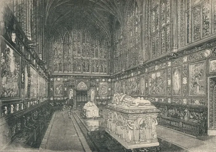 Framed Print : The Albert Chapel, 1895 Framed Print : The Albert Chapel, 1895
