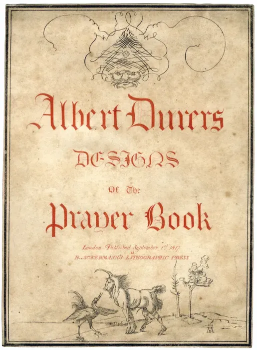 Framed Print : Albert Durers Designs for the Prayer Book, 1817. Artist: Albrecht Durer Framed Print : Albert Durers Designs for the Prayer Book, 1817. Artist: Albrecht Durer