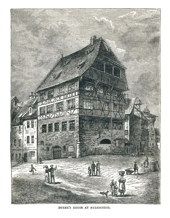 Framed Print : Albert Durers House, Nuremberg, Germany, 1893 Framed Print : Albert Durers House, Nuremberg, Germany, 1893