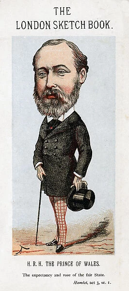 Albert Edward, Prince of Wales, 1874. Artist: Faustin