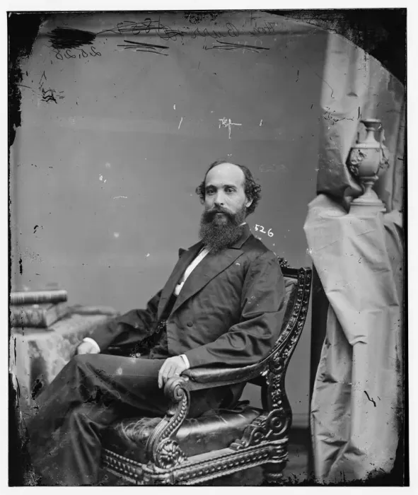 Framed Print : Albert George Burr of Illinois, between 1860 and 1875. Creator: Unknown Framed Print : Albert George Burr of Illinois, between 1860 and 1875. Creator: Unknown