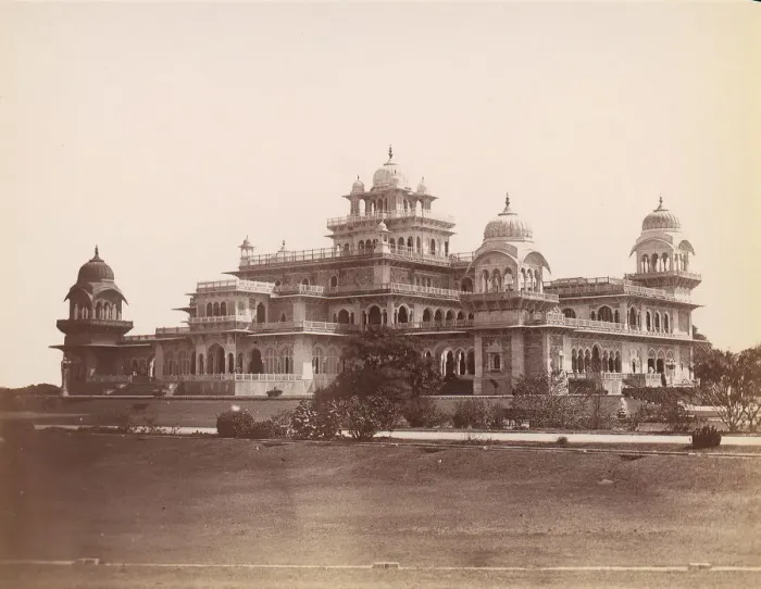 Framed Print : Albert Hall Museum, Jaipur, 1860s-70s. Creator: Unknown Framed Print : Albert Hall Museum, Jaipur, 1860s-70s. Creator: Unknown