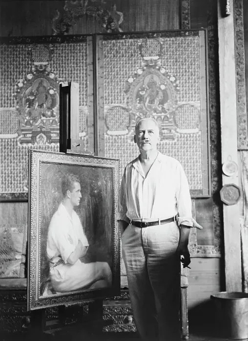 Framed Print : Albert Herter between 1932 and 1942. Creator: Arnold Genthe Framed Print : Albert Herter between 1932 and 1942. Creator: Arnold Genthe