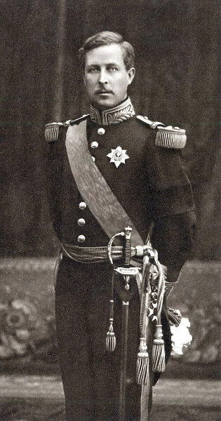Albert I (1875-1934), King of the Belgians from 1909, in military uniform