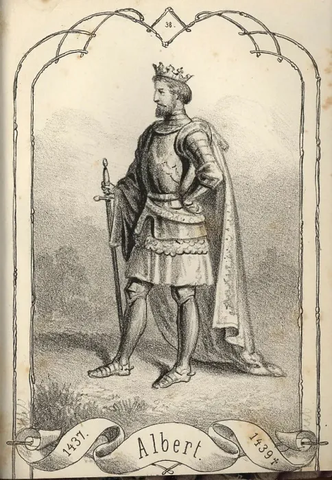 Framed Print : Albert the Magnanimous (1397-1439), King of Hungary and Croatia. Artist: Vizkelety, Bela (1825-1864) Framed Print : Albert the Magnanimous (1397-1439), King of Hungary and Croatia. Artist: Vizkelety, Bela (1825-1864)