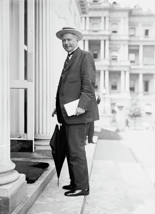 Framed Print : Albert Sidney Burleson, Rep. from Texas, 1913. Creator: Harris & Ewing. Albert Sidney Burleson, Rep. from Texas, 1913. Creator: Harris & Ewing