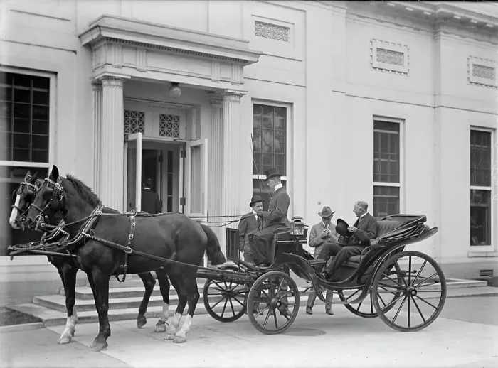 Framed Print : Albert Sidney Burleson, Rep. from Texas - In Carriage, 1914. Creator: Harris & Ewing. Albert Sidney Burleson, Rep. from Texas - In Carriage, 1914. Creator: Harris & Ewing Framed Print : Albert Sidney Burleson, Rep. from Texas - In Carriage, 1914. Creator: Harris & Ewing. Albert Sidney Burleson, Rep. from Texas - In Carriage, 1914. Creator: Harris & Ewing