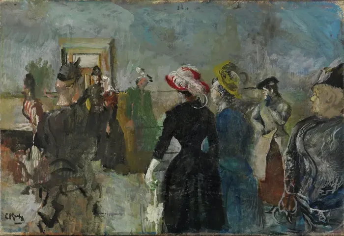 Framed Print : Albertine (late version), 1917. Creator: Christian Krohg Framed Print : Albertine (late version), 1917. Creator: Christian Krohg