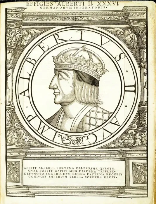 Framed Print : Albertus 2 (1397 - 1439), 1559 Framed Print : Albertus 2 (1397 - 1439), 1559