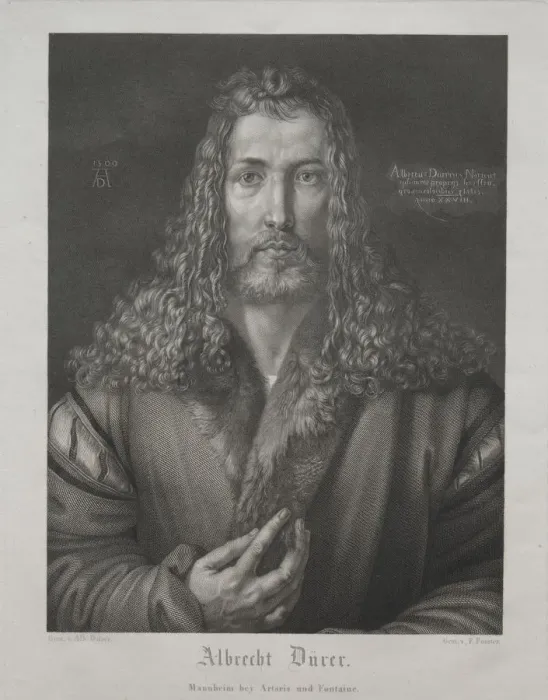 Framed Print : Albrecht Dürer. Creator: Francois Forster (French, 1790-1872) Framed Print : Albrecht Dürer. Creator: Francois Forster (French, 1790-1872)