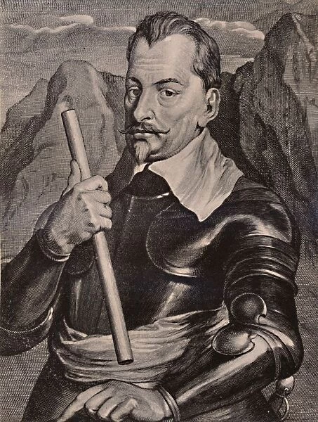 Albrecht von Wallenstein, Bohemian general, 17th century (1894). Artist: Pieter de Jode II