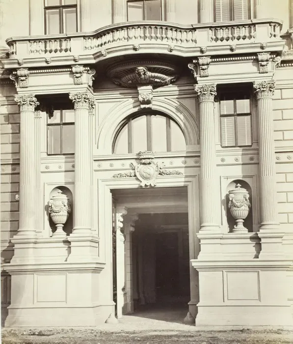 Framed Print : Albrechtsgasse No. 3, Portal am Wohnhause des Friedrich Ritter von Schey, 1860s Framed Print : Albrechtsgasse No. 3, Portal am Wohnhause des Friedrich Ritter von Schey, 1860s