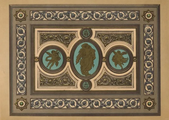 Framed Print : An Album Cover by Bruel & Rosenberg, Vienna, 1863. Artist: Robert Dudley Framed Print : An Album Cover by Bruel & Rosenberg, Vienna, 1863. Artist: Robert Dudley
