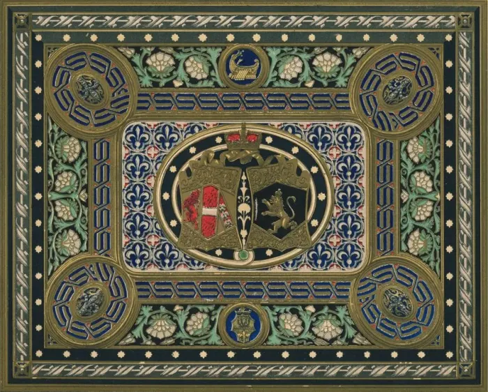 Framed Print : An Album Cover by Girardet of Vienna, 1863. Artist: Robert Dudley Framed Print : An Album Cover by Girardet of Vienna, 1863. Artist: Robert Dudley