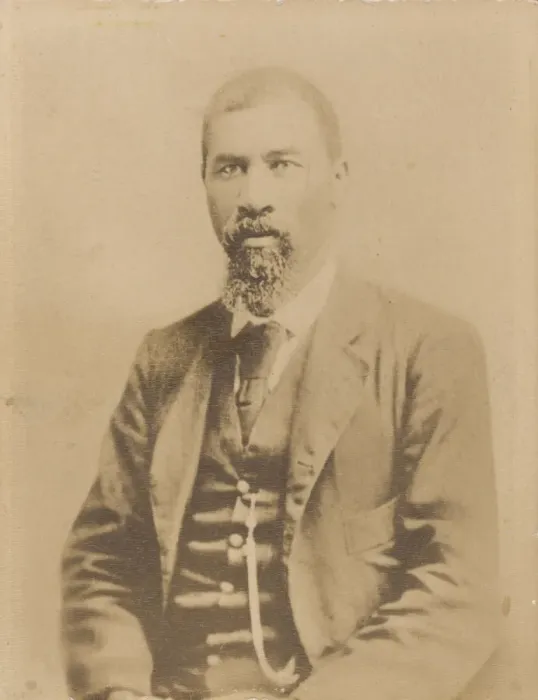 Framed Print : Albumen print of Rev. Nelson W. Jordan, 1890s. Creator: Unknown Framed Print : Albumen print of Rev. Nelson W. Jordan, 1890s. Creator: Unknown